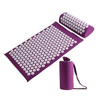 DZXYQ Portable Acupuncture Massage Cushion Yoga Mat Acupressure Cushion Acupuncture Cushion Sports Mat 3-Piece Set,001