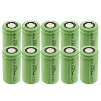 10x Exell 1.2V 3000mAh SubC Size NiMH Rechargeable Flat Top Batteries use with high power static applications (Telecoms UPS and Smart grid) radio controlled devices electric tools electric mopeds