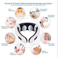 MelysUS Electric Pulse Neck Massager,Cervical Massager Electric Neck Protector Pulse Physical Therapy,Physiotherapeutic Acupuncture Magnetic Relief Pain Tool Electric Massagers