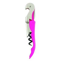Truetap Pink Double Hinged Waiter's Corkscrew by True