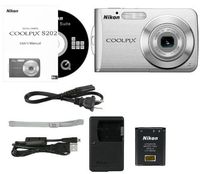 Nikon Coolpix S202 Digital Camera (Silver)