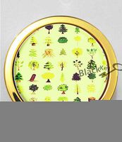 BlackKey Forest Trees Pattern 3-Compartment Decorative Pocket Gift Box Case Organizer for Pill, Color 2 -1257