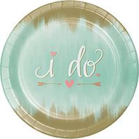 24 Mint To Be 10.25" Paper Premium Dinner Plates Bridal Shower Wedding Reception