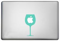 Unique Wine Glasses MacBook Pro is a Stemmed Wine Glasses Decal. Sizes are 11, 12, 13 and 15 inch Laptop Sizes. Looks Great with Your Wine Glasses for Women Decals. Many Colors-Mint