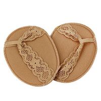 Pinleg 1Pair Women Forefoot Half Yard Pads Invisible High Heeled Shoes Slip Resistant High Heel Liners Anti Slip Heel Shoe Cushion Inserts (Flesh)