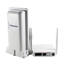 4G Outdoor CPE WiFi Router, Yeacomm 3G 4G IP66 LTE CPE Kit | LTE Unit with Sim Card Slot + Indoor AP WiFi Hotspot, 150Mbps CAT4 Mobile WiFi Router for Home/Office, Remote Area Internet Connect B20