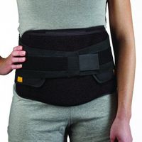 Corflex Disc Unloader LSO Back Brace - Back Pain Brace-M-10" Anterior Panel - Black