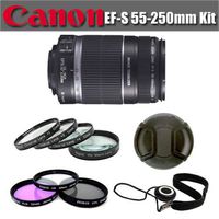 Canon EF-S 55-250mm Lens Plus Proffesional Filter set