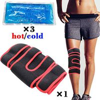 Knee Ice Pack Wrap - Cold/Hot Gel Compression Brace - Heat Support Strap for Arthritis Pain, Tendonitis, ACL, Athletic Injury, Osteoarthritis, Women, Men, Running, Meniscus and Patella Surgery