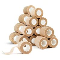 Cohesive Bandages 24 Pack Wrap Bandages 2 Inches X 5 Yards, Self Adhesive Rolls FDA Approved for Swelling Sprains and Soreness On Wrist and Ankle