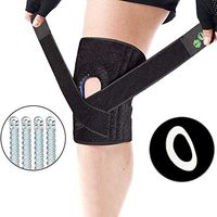 Vech Knee Brace with Side Stabilizers & Patella Gel Pads for Knee Support, Best Compression Sleeve Brace Support for Joint Pain Relief, Injury Recovery with Adjustable Straps for Men & Women, Black