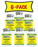 Turmeric (Curcumin) w Black Pepper Extract 1000mg 60 Count 6 Pack