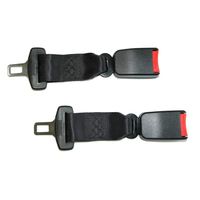 IDEALMARTS 2piece 11.5" Seat Belt Lengthening Accessory (7/8" Inch Metal Tongue Width) - E13-Mark Safety Certified - Extend Belt, Buckle Up & Drive Safely Again