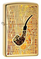 Zippo Pipe Lighter: Fusion Pipe - High Polish Brass 78213