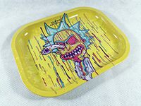 Smoke Arsenal Premium Rolling Tray"Splatter Rick" 5.5" x 7"