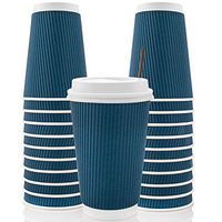 90 Count Disposable Coffee Cups 16 oz-Paper Coffee Cups with Lids-16 oz Coffee Cups-Coffee Cups 16oz-Togo Coffee Cups With Lids- Coffee Cups Disposable With Lids-Paper Cups with Lids