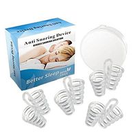 YOLOPLUS Anti-Snoring Nose Vents L Natural Snoring Solution Safe Medical Grade Snore Stopper Snoring Reducing Cure Devices Nasal Dilator for Ease Breathing Sleep Therapy Pack of 4 Travel Case (XS)