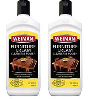 Weiman Wood Cleaner Conditioner and Polish 8 Ounce (2 Pack) - Use On Furniture, Wood Table Cleaner, Cabinet Restorer, Deep Conditioning and Polishing Wood Surfaces