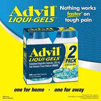 Advil Liqui-gels, 240 Capsules - COS