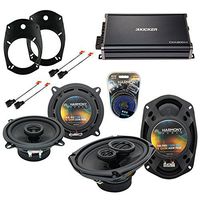 Compatible with Dodge Ram Truck 2500/3500 03-05 Speaker Upgrade Harmony Speakers & CXA300.4 Amp (Renewed)