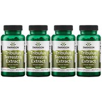 Swanson Tribulus Terrestris Extract 500 mg 60 Caps 4 Pack