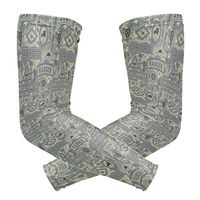 Unisex Arm Sleeve Grey Air Force Camo UV Protection Arm Compression Sleeve Skin Protection Sport Arm Cooler Sleeve for Running Hiking Jogging Motorcycling Climbing Camping