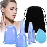 Eye and Face Vacuum Massage Cup Kit, Anti Cellulite Cupping Therapy Set, Cupping Therapy Sets Silicone Professional, Massage Therapy Cupping Set, Chinese Acupuncture Cupping Therapy Set Fda Approved