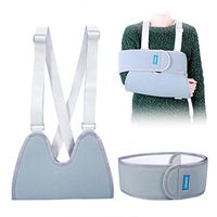 TMISHION Adjustable Arm Sling Support Strap, Arm Sling Shoulder Contusion & Strain Shoulder Dislocation, pre/Post-Surgery aid Helps Support & Elevate arm, Injury Recovery, arm immobilization Brace