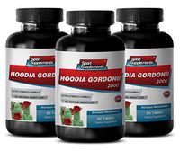 Weight Loss Pills - HOODIA GORDONII Extract - Weight Loss - Natural Appetite SUPPRESSANT - hoodia gordonii Capsules - 3 Bottles (180 Tablets)