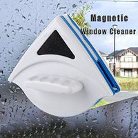 💝 Euone 💝 Valentine ClearanceSales!!! ,Glass Clean Glass Surface Wiper Double Sided Magnetic Cleaning Tool Sponge Window Cleaner
