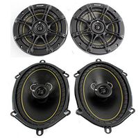 2) Kicker DS60 6.5" 200 Watt+ 2) DS68 6x8" 140W 2-Way Car Coaxial Audio Speakers