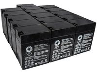 SPS Brand 6V 14 Ah Terminal T1T2 Replacement Battery for Teledyne Big Beam H2PHE6S10 (16 Pack)