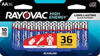 Rayovac 815-36CF2 Alkaline AA Batteries - 36 Pack