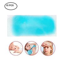 Zinnor Fever Cooling Gel Patches, Cooling Forehead Strips Cooling Gel Sheet for Baby Kids Children Adult Relieve Headache, Toothache Pain, Drowsiness, Fatigue, Refreshing, Sunstroke – 10 Sheets