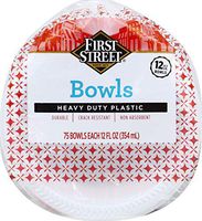 First Street 12 oz Plastic Bowls