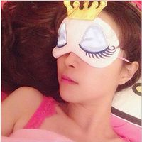 Zcargel New Arrival Cute Long Eyelashes Style Sleep Blindfold,for Sleeping