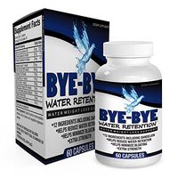 All-in-1 Natural Water Weight Loss Supplement Pills - Diuretic Supplements - Water Retention Relief - 60 Capsules