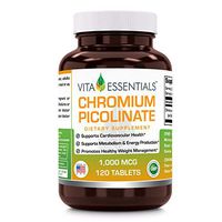 Vita Essentials Chromium Picolinate 1000 Mcg Tablets, 120 Count