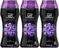 Downy Unstopables In-Wash Scent Booster Beads, Lush Scent, 9.7 Ounce (Pack of 3)