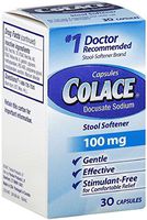Colace Stool Softener 30 Capsules (Pack of 3)