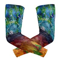 LEVEIS Art Birch Arm Sleeves UV Protection for Men Women Sunblock Protective Gloves Running Golf Cycling Driving Long Arm Cover 1 Pair