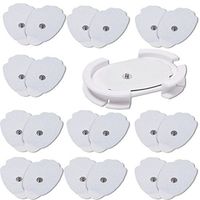NueMedics Tens Unit Electrodes Pads Wire Holder Sticky Board with Extra 10 Pairs Excellent Self Adhesive Snap On Electrode Pads for TENS Massage EMS - 100% Satisfaction Guarantee -
