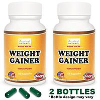 Ayurleaf Weight Gainer - Weight Gain Formula Men or Women. Gain Weight Pills (60) Tablets. Appetite Enhancer. Fast Weight Gainer. Skinny People gain Curves or Body Mass. (2) Bottles