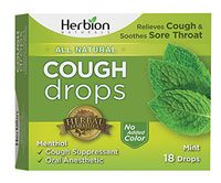 Herbion Naturals, COUGH DROPS,MINT 18 CT EA 1