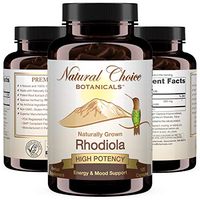 Rhodiola Rosea Extract (3% Rosavins) Supplement - 120 Capsules, 4 Month Supply