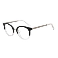 Blue Light Blocking Glasses Women Nerd Frame Fashion Computer Use Eyewear (L-Transparent)