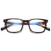 MAGIMODAC Blue Light Blocking Glasses with Case Computer Anti Eyestrain Eyeglasses Eyewear Vintage For Video Gaming (Frame 2-leopard)