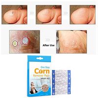 Reddhoon 12 Pcs/2 Box Corn Remover Pad, Plantar Wart Callus Remover, Chinese Herbal Natural Foot Corn Remover Pads