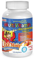 Uncle Moishy Childrens Multi-Vitamin Mineral Jellies with Choline - 120 Jellies
