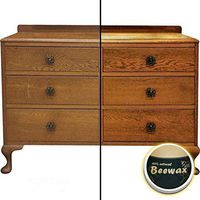 Beewax Wood Polish Furniture Care Wood Seasoning Beewax - Traditional Beeswax Polish for Wood & Furniture Cleaner - Beautify & Protect for Furniture (85g)